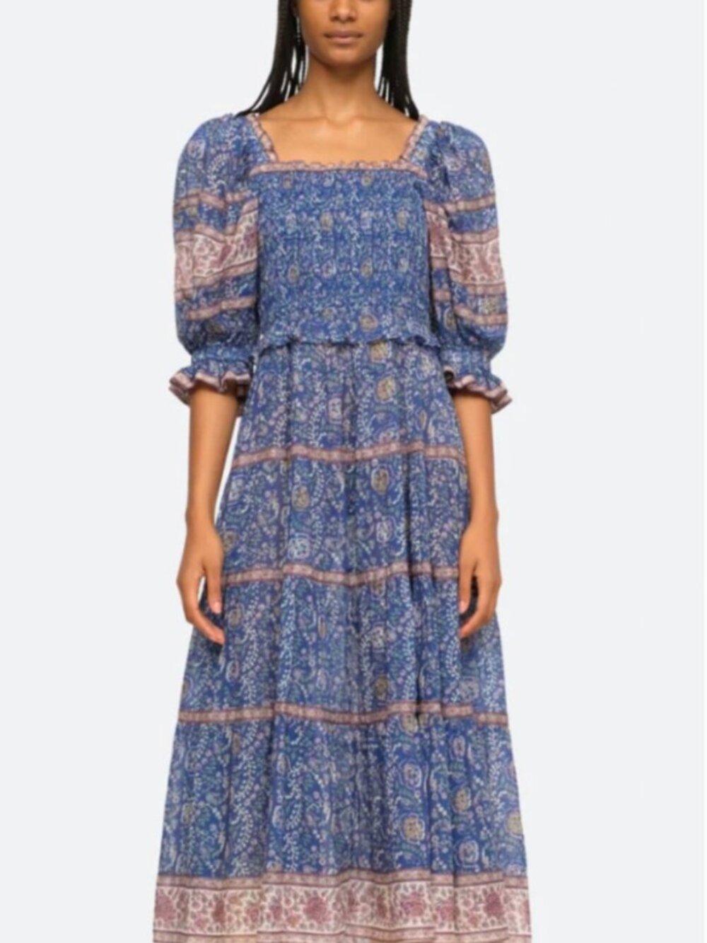 Sea NY Rosita Smocked Dress